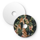 Paralume mini piatto Ellepì con animali della giungla 'Wildlife Whispers', diametro 24 cm - Made in Italy – Giraffe – foto 3