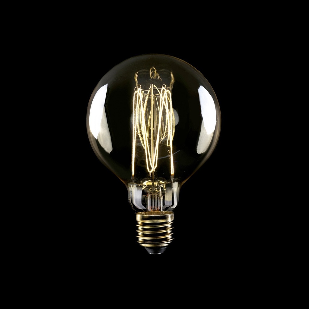 LED Golden Light Bulb Carbon Line Filament Cage Globe G95 7W 640Lm E27 2700K Dimmable - C55 – photo 2
