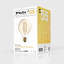 LED Golden Light Bulb Carbon Line Filament Cage Globe G95 7W 640Lm E27 2700K Dimmable - C55 – photo 4