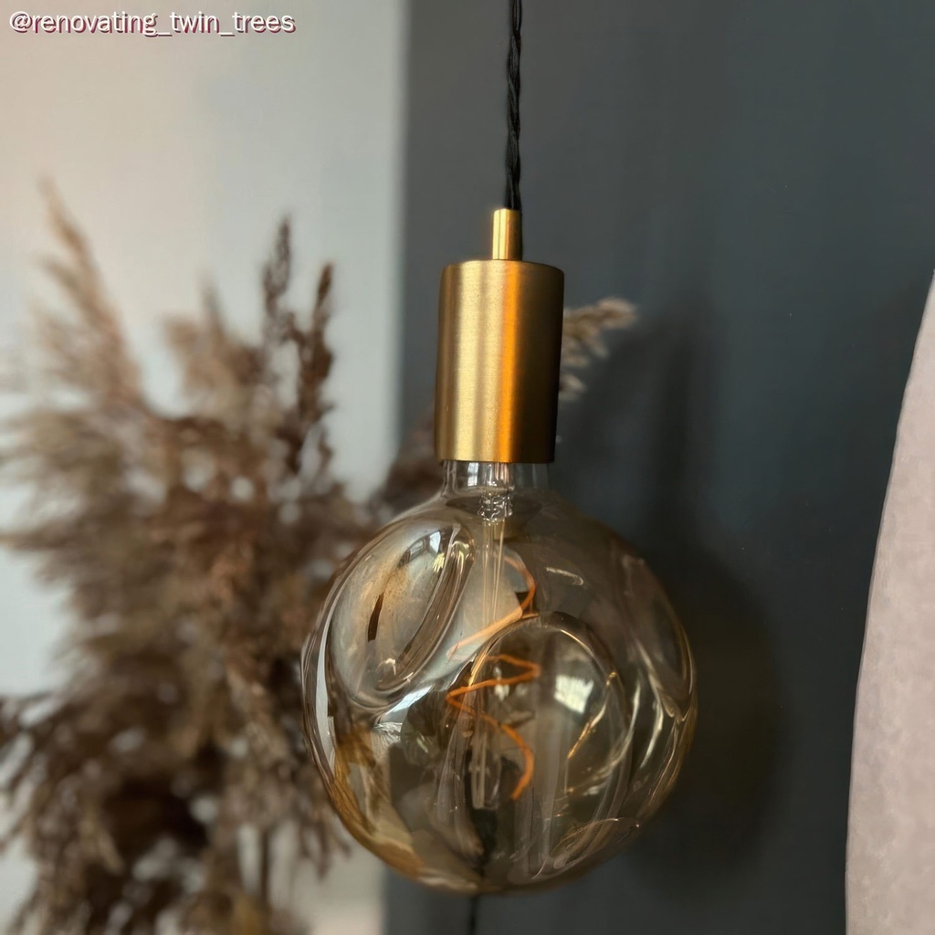 LED Light Bulb Golden Bumped Globe G140 Spiral Filament 5W 250Lm E27 1800K Dimmable – photo 9
