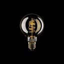 LED-Glühbirne Gold Carbon Line Spiralfaden Globe G80 4W 250Lm E27 1800K dimmbar – C05 – Foto 2