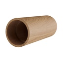 Tub-E14, tubo in legno per faretto con portalampada doppia ghiera E14 – foto 3