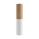 Tub-E14, wood and metal tube for spotlight with E14 double ring lamp holder – Neutral and matt white – photo 3