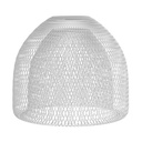 GhostBell XL Lampenschirm-Gitter aus Metall mit E27-Fassung – Weiß – Foto 3