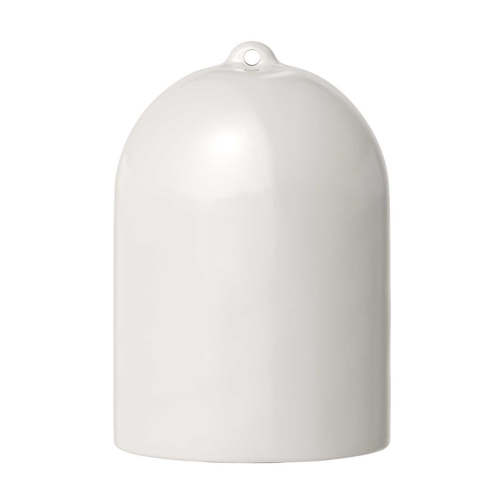Paralume Campana Mini XS in ceramica per sospensione - Made in Italy – Bianco lucido – foto 4