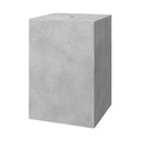 Cube cement lampshade for pendant light, with cable clamp and E27 lamp holder – Light cement – photo 5