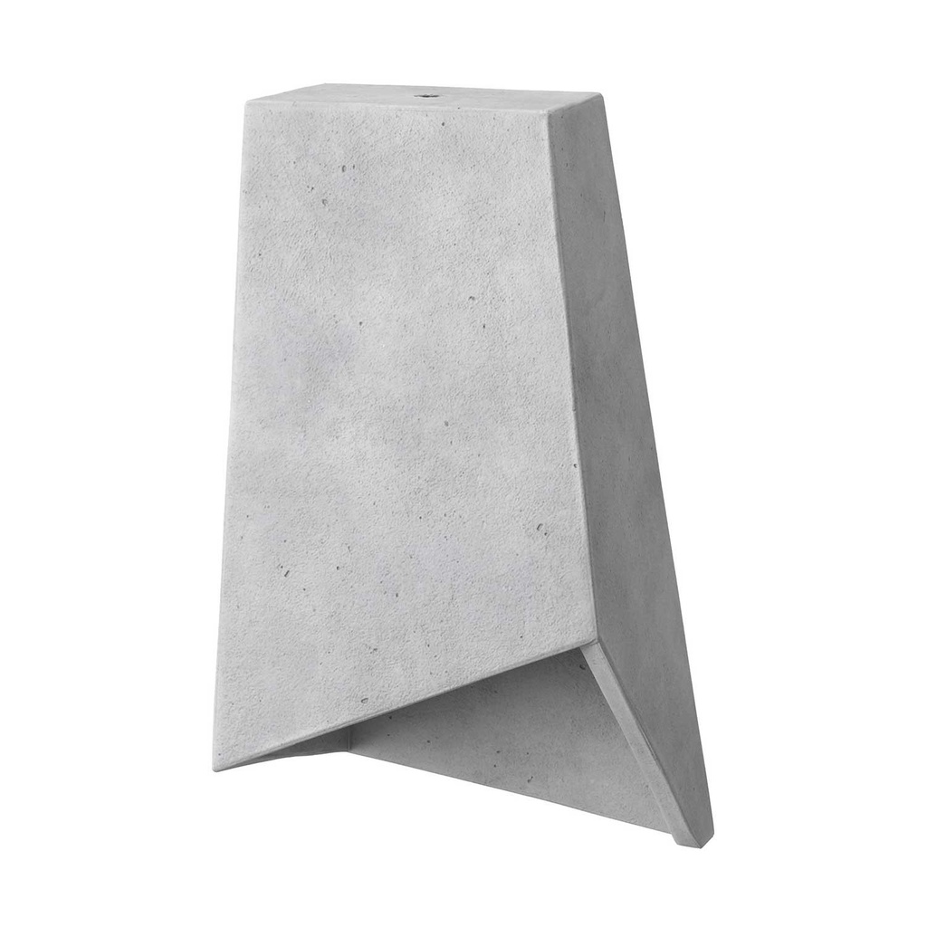 Abat-jour en béton Prisma pour suspension, avec serre-câble et douille E27 – Ciment clair – photo 5