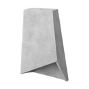 Abat-jour en béton Prisma pour suspension, avec serre-câble et douille E27 – Ciment clair – photo 5