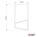 Abat-jour en béton Prisma pour suspension, avec serre-câble et douille E27 – Ciment clair – photo 7