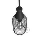 Jéroboam bottle-shaped metal bulb cage lampshade – photo 5