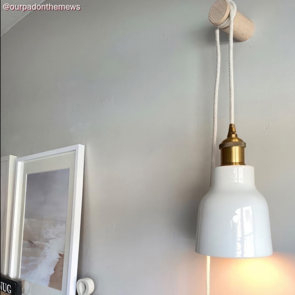 Vaso ceramic lampshade, Materia collection - Made in Italy – Glossy white – photo 21