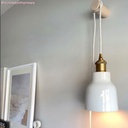 Vaso ceramic lampshade, Materia collection - Made in Italy – Glossy white – photo 21