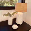 Ceramic Bottle lampshade, Materia collection – Glossy white – photo 9