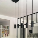 Tub-E14, metal spotlight tube with E14 double ring lamp holder – Black – photo 17
