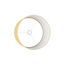 Cilindro L fabric lampshade with E27 fitting - Made in Italy – Arenal Gold – photo 2