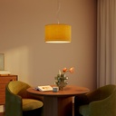 Cilindro L fabric lampshade with E27 fitting - Made in Italy – Arenal Gold – photo 3