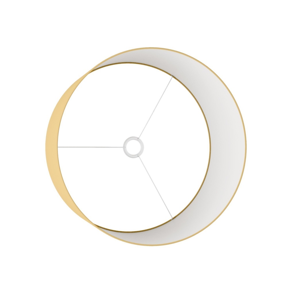 Cilindro XL fabric lampshade with E27 fitting – Arenal Gold – photo 2