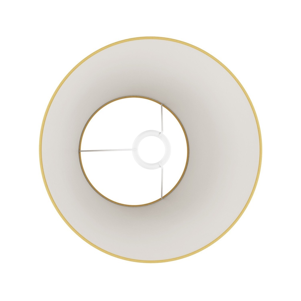 Impero M Lampenschirm aus Stoff für Stehleuchte mit E27-Fassung – Made in Italy – Arenal Gold – Foto 2