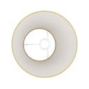 Impero M Lampenschirm aus Stoff für Stehleuchte mit E27-Fassung – Made in Italy – Arenal Gold – Foto 2