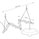 Zigh-Zagh, adjustable wooden ceiling support for pendant lamps – photo 5