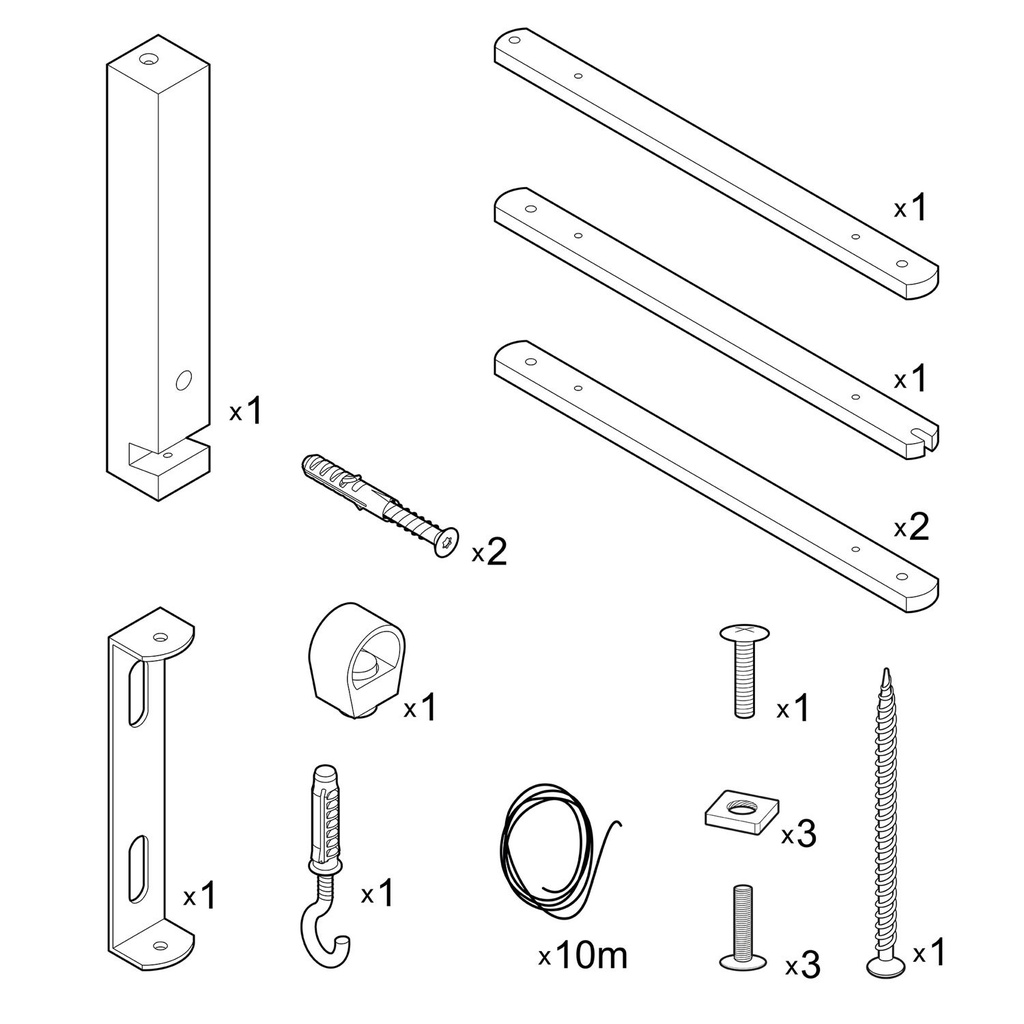 Pinocchio XL, adjustable wooden wall support for wall lamps – photo 8