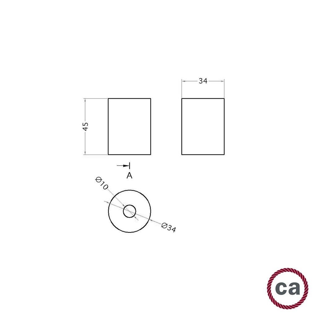 Wooden terminal for 2XL rope cables – Neutral – photo 5