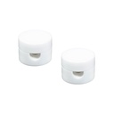 Fissaggio a parete passacavo universale per cavo tessile per illuminazione 2x0,75 e 3x0,75 – Bianco – foto 4