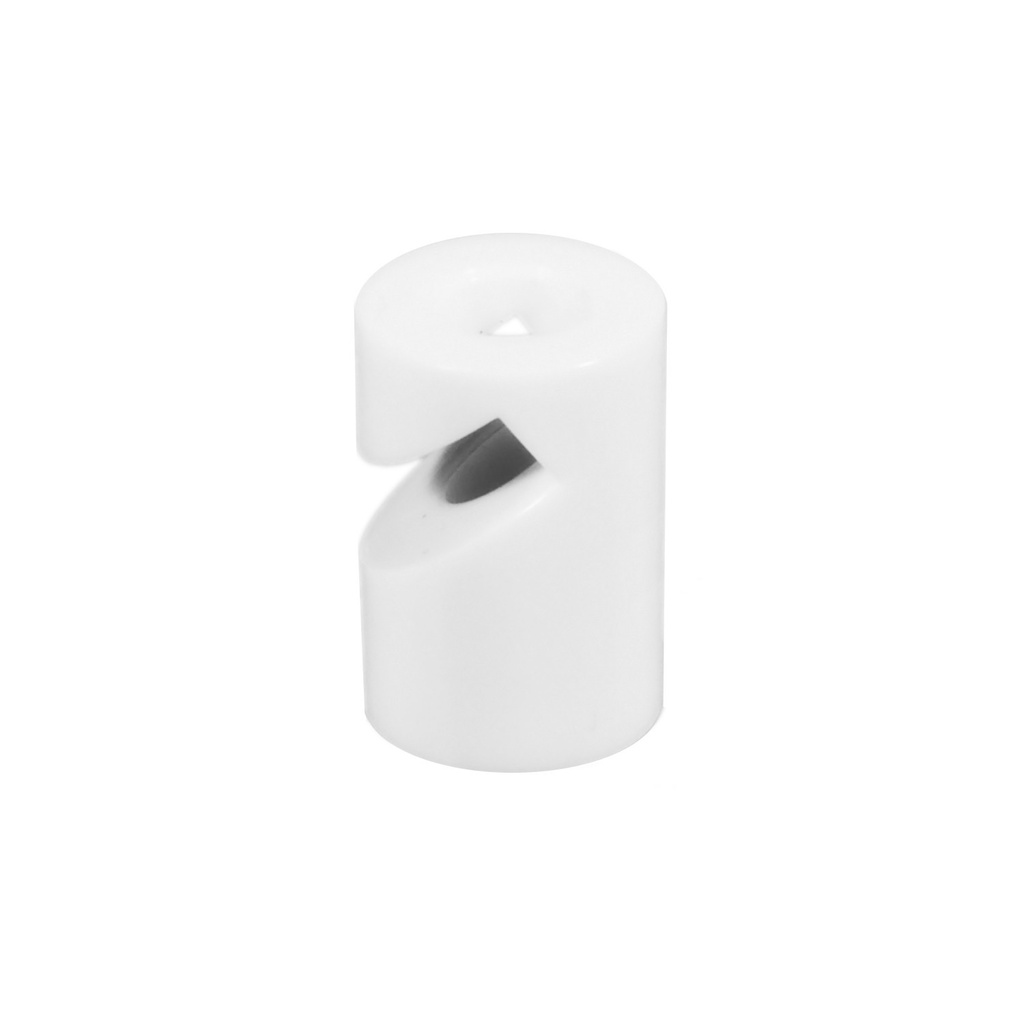 Decentratore, gancio a 'V' a soffitto o parete per cavo elettrico tessile – Bianco – foto 5