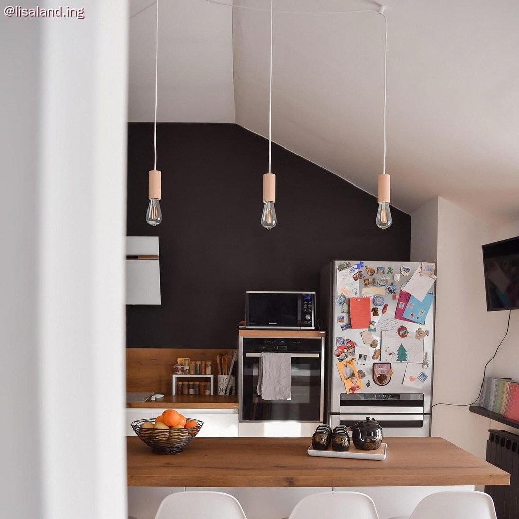 Décentreur, crochet de plafond pour câble textile avec arrêt – Blanc – photo 11