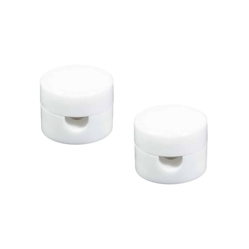 Universal wall-mounting cable clamp for large-section fabric cable 3x1 and 3x1,5 and for the EIVA system, 2 pieces – White – photo 3