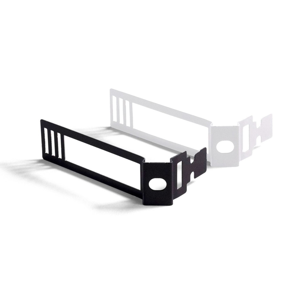 Clip fixe-câble en métal pour câbles de 24mm de diamètre – Blanc – photo 2