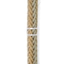 Clip fixe-câble en métal pour câbles de 24mm de diamètre – Blanc – photo 3