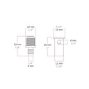 Tendeur de plafond professionnel pour câble en acier - raccord M10x1 pour suspensions lourdes ou décentrées – photo 5