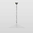 Kit de suspension vintage complet : rosace en fer et chaîne génoise - 50 cm – photo 2