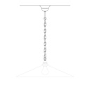 Kit de suspension vintage complet : rosace en fer et chaîne génoise - 50 cm – photo 5