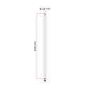 Metal extension tube for MAG-Y floor lamps – Black – photo 3