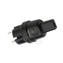 Black French-German plug for Lumet string lights – photo 2