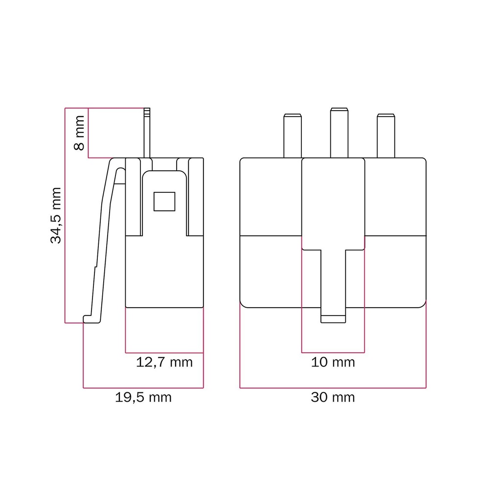 DCL-Stecker 2P+T – Foto 2