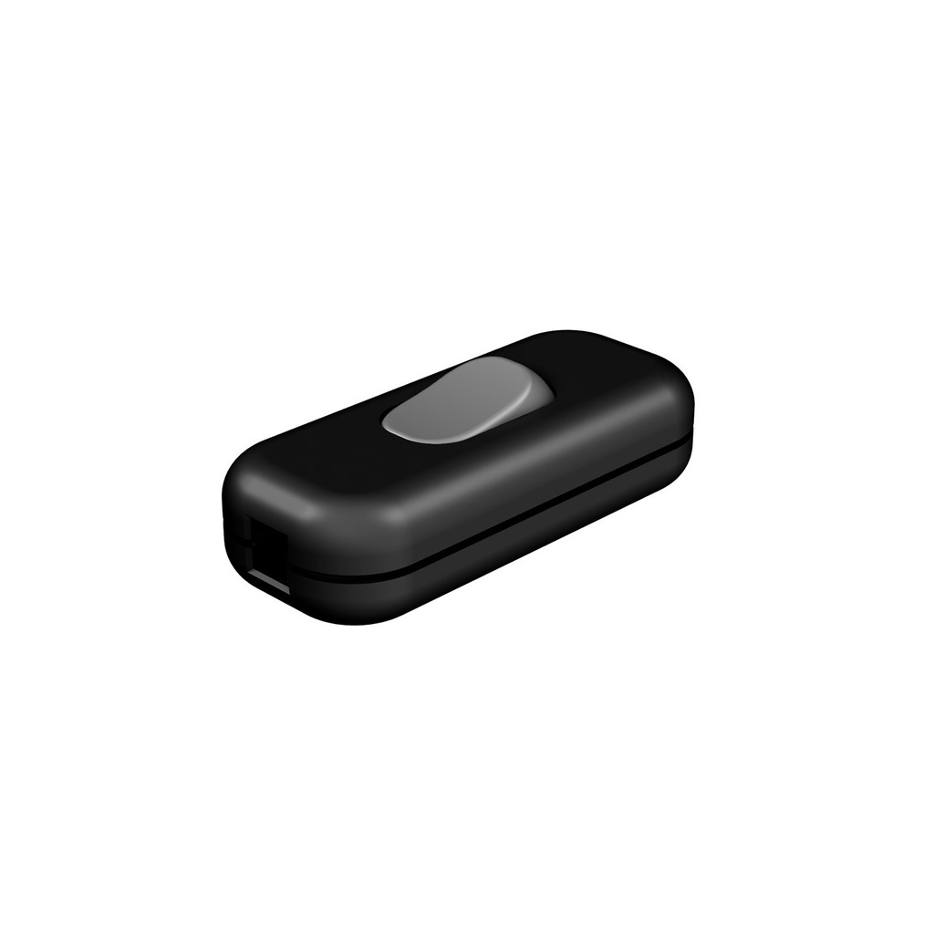 Interrupteur unipolaire sur câble Creative Switch noir – Titane – photo 2