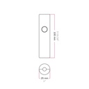 Universaldimmer mit Drucktaster für Glüh- und dimmbare LED-Lampen - Modell 1006 – Weiß – Foto 5