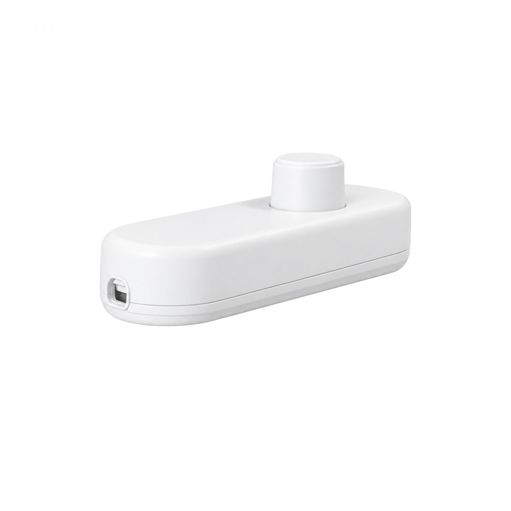 Universaldimmer für Tischlampen mit Drehknopf für LED- und Glühlampen – Weiß – Foto 2
