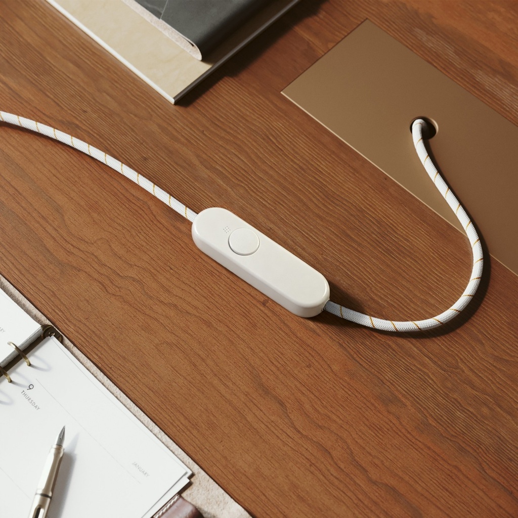 Universaldimmer für Tischlampen mit Touch-Taster für LED-Glühbirnen und Glühlampen – Weiß – Foto 3