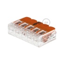 Universal 5-input connector, transparent – photo 2
