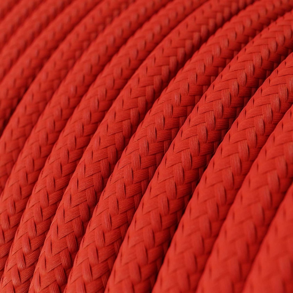 Cablaggio per lampada con cavo rosso lucido 3 m 1