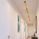 Filé Linear Kit-System mit 5m Kabel für Lichterketten und 7 Holzelementen für den Innenbereich – CF10 – Foto 2