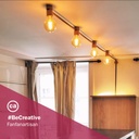 Filé Linear Kit-System mit 5m Kabel für Lichterketten und 7 Holzelementen für den Innenbereich – CF10 – Foto 3