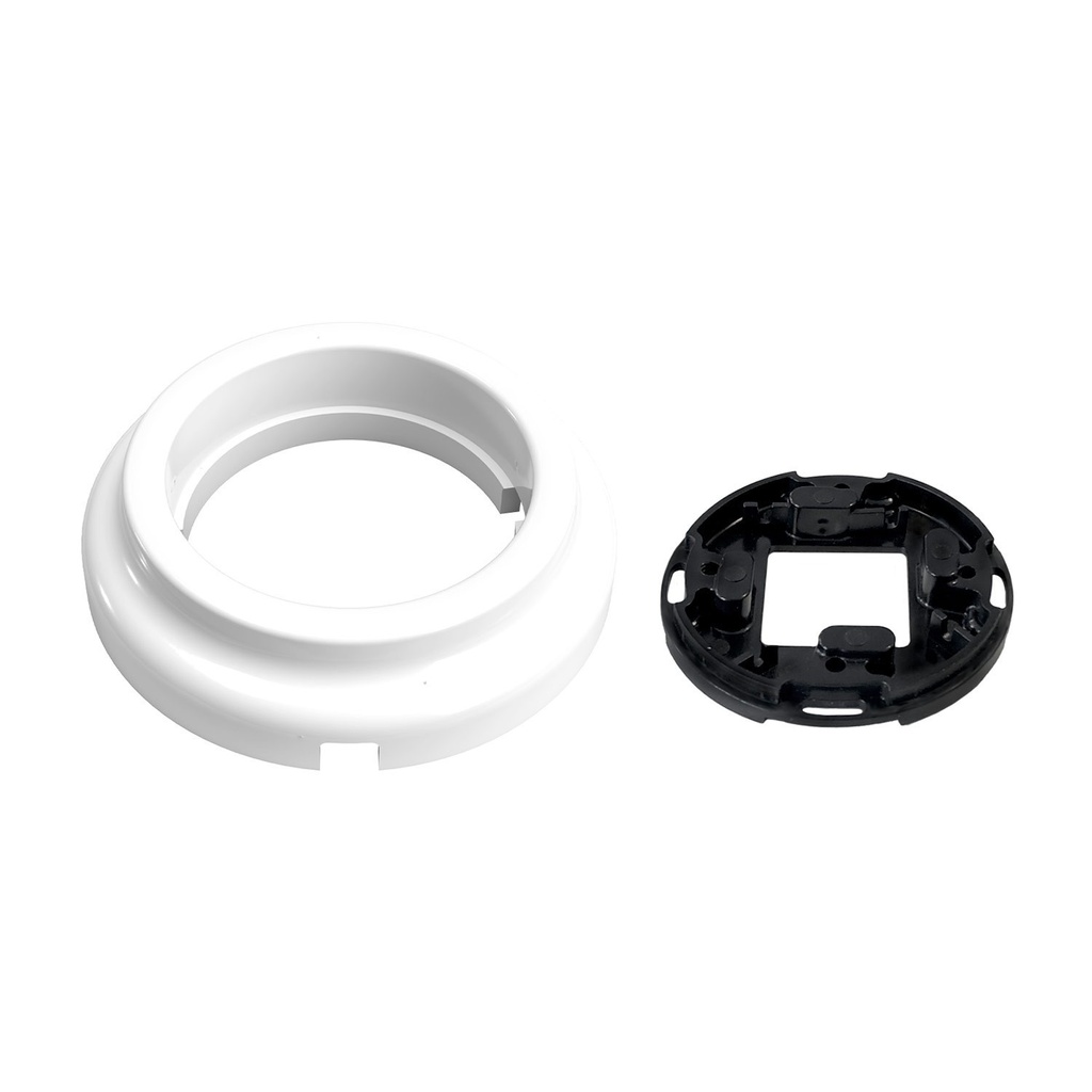 Base en porcelaine pour prise électrique et interrupteur/va-et-vient – Blanc – photo 3