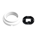 Base en porcelaine pour prise électrique et interrupteur/va-et-vient – Blanc – photo 3