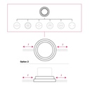 Base en porcelaine pour prise électrique et interrupteur/va-et-vient – Blanc – photo 10