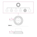 Wand-Schuko-Steckdosen-Set mit Porzellan-Basis – Weiß – Foto 7